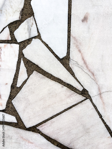 Abstract white grunge cement wall texture background