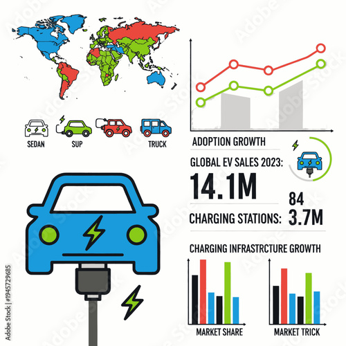 Electric Vehicle Sales and Charging Statistics.