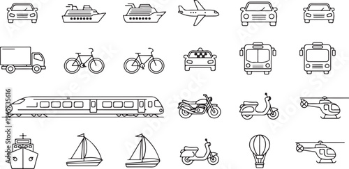  Various vehicles for transportation options available now