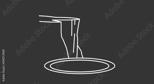 Water Pouring from a Tap.