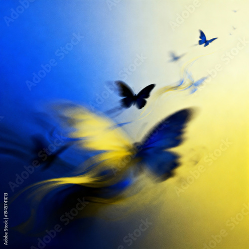 Vibrant butterfly illustrations in pastel tones. Each design has glowing, wispy backgrounds and colorful butterflies, delivering a light, romantic, and magical feel.