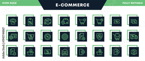 Shopping Discount, Coupon and Promotion Icons Pack for Website, Apps and UI Interfaces