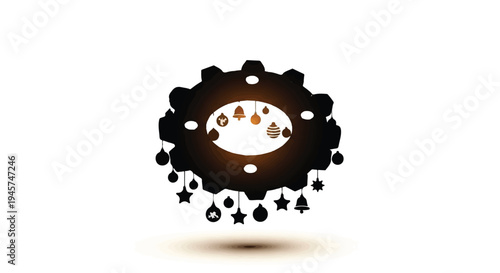 Stylized Falafel Sandwich with Abstract Graphic Elements Artwork for Culinary Projects