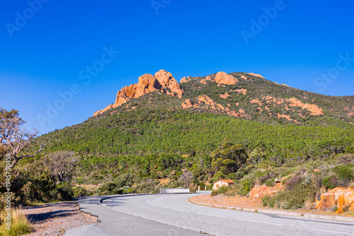 Photos Sur les routes du Massif de l'Esterel sur la Côte d'Azur en France