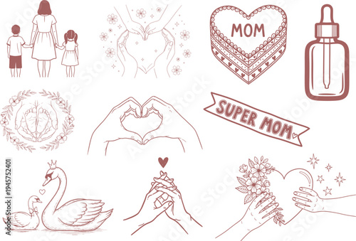 Happy mothers day motherhood love family heartfelt greeting cards ideas