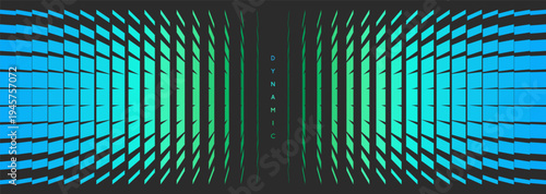 An image of multiple rectangular and square shapes with transition effects. Dynamic gradient background. Cover design template. Vector for brochure, poster, cover, card, presentation, flyer or banner.