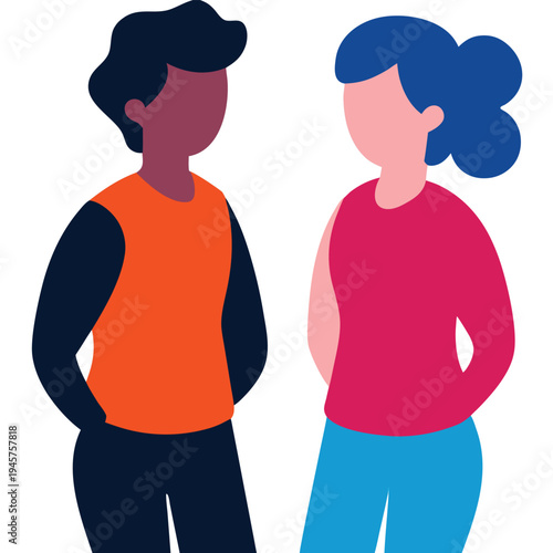 Diverse individuals standing together, representing connection and community in modern society