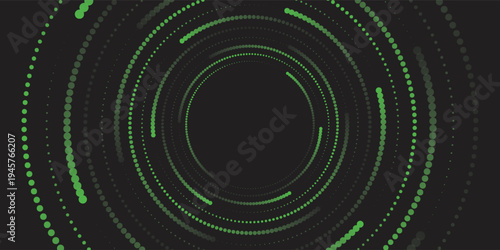 Half tone circle, Clean dot swirl pattern, Circle design elements, Spiral, Swirl shape made of circular pattern of dots