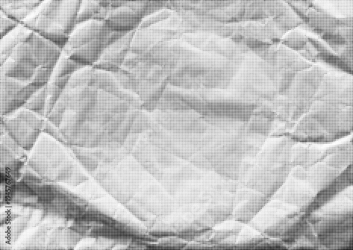 Large vector halftone packaging texture with a transparent background