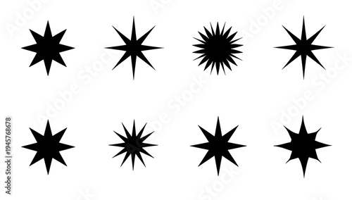 A simple black star shape on a white background, conveying a sense of modernity and minimalism.