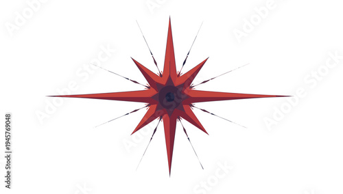 A sharp red needle on a white background, conveying precision and focus.
