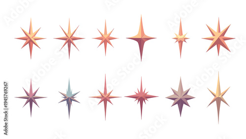 A stylized pink and purple starburst symbol on a white background, conveying direction and navigation.