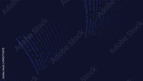 Abstract Blue Digital Wave Lines Technology Background Design