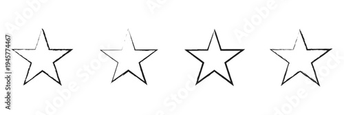 Pentagram symbol. isolated on white and black background. pentagram logo. vector illustration .EPS 10 .