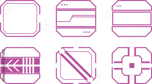 Abstract Cybernetic Circuitry and Tech Plate Design