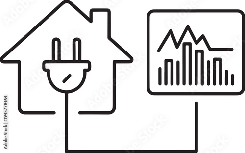 Minimal smart energy monitoring system house