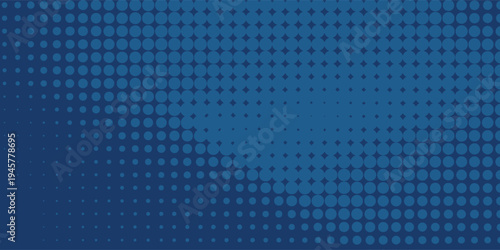 abstract halftone texture blue background in geometric style Arts background modern. vector design eps10