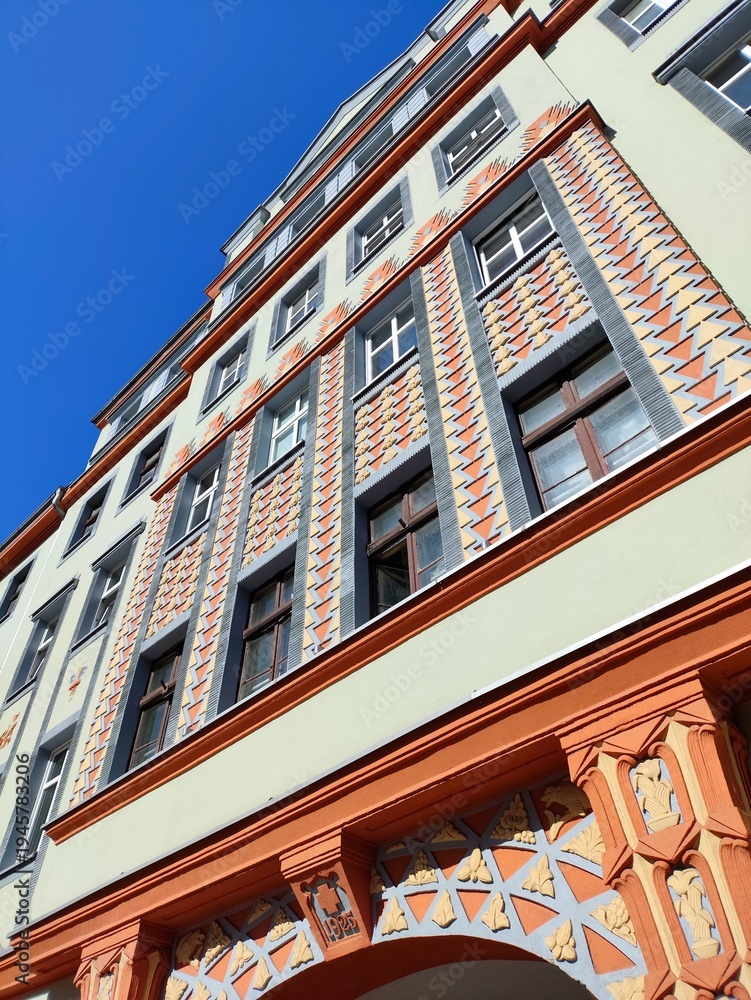 Obraz premium Bytom city, Silesia region in Poland. Architecture of the Old Town.