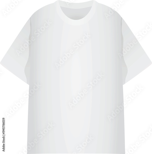 White women t shirt.  vector illustration