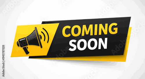 Announce the upcoming event or promotion with a bold and eye-catching design