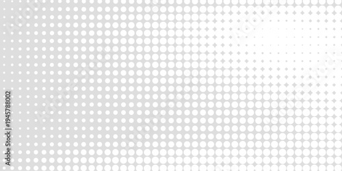background Dot white gray wave light technology texture background. halftone modern arts background vector eps10 illustration