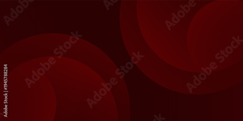 Red technology futuristic internet network connection dark black background, red gradient global