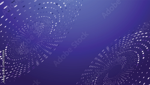 Abstract Digital Spiral Data Visualization Technology Background
