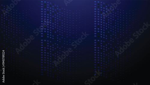 Abstract Digital Dot Grid Wave Futuristic Technology Background