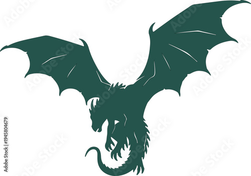 Colorful Bird Silhouettes Flying Around a Tree Branch