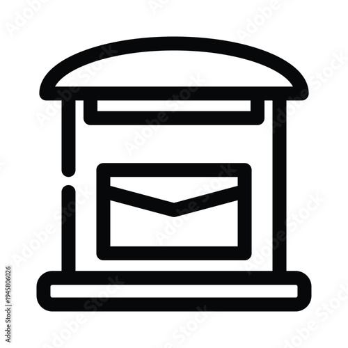 Mailbox icon design template