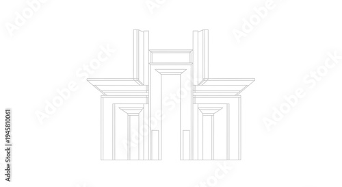 Brandenburg Gate Architectural Iconic Structure.