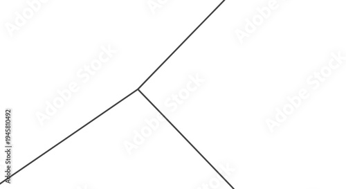 Intersection of three metal wires.