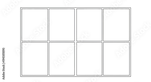 Windows with multiple glass panes.