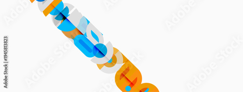 Abstract colorful text spells amazon. Letters overlap, creating dynamic visual impact. Simple background enhances bold typography.