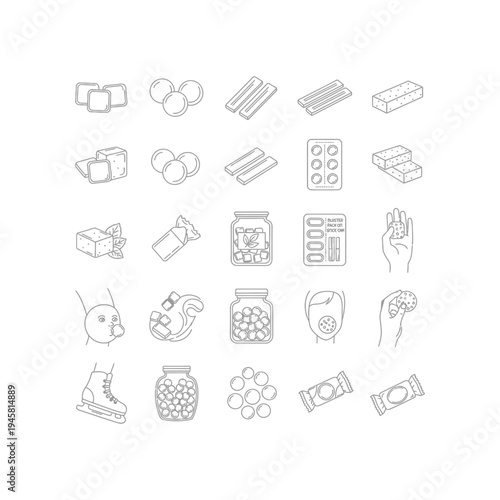 A collection of food and everyday objects