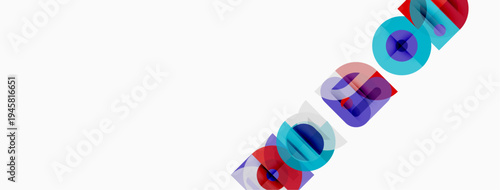 Colorful Discord logo displayed diagonally across white background. Text overlaps creating vibrant visual effect. Simple, modern design.