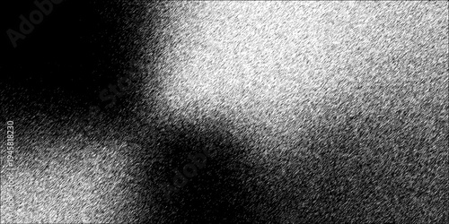 Vector black and white halftone texture, transitioning smoothly from dark to light with a dense arrangement of dots. Multicolor luxury background with noise texture. Black and White Texture for Styli