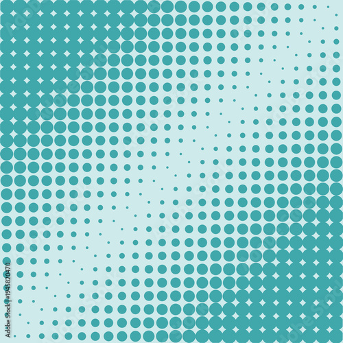 green Vector halftone pattern easy edit for you design. Vector dots pattern on a white. Retro dots. Retro styled background of halftone dots.
