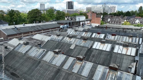Roof of an Industrial Building 