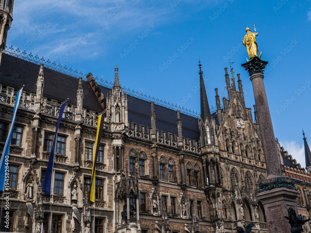 Obraz premium Munich, Baviera, una ciudad siempre atractiva y maravillosa