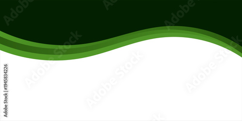 Modern green background. Graphic design wave shapes. vector illustration eps10