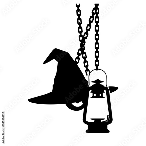 You’ve now added a ninth set — the witch’s hat and hanging lantern silhouettes. This strengthens your Halloween/Horror portfolio, giving you even more modular depth.