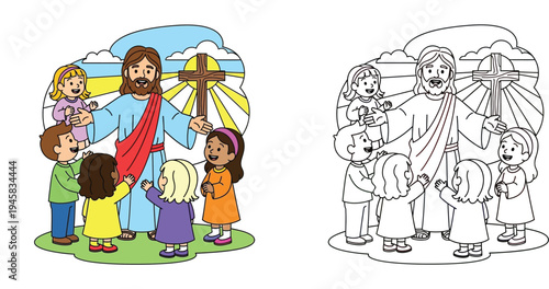 Jesus with Children - A Symbol of Love, Blessing, and Faith