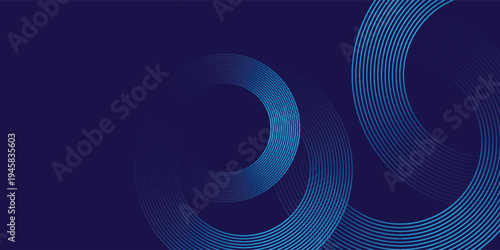 Circles Lines round frame, dynamic vector AI Technology science music concept lines. vector geometric eps10