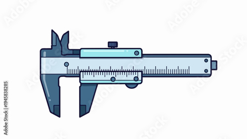 Precise measurement tool with clear markings for accurate dimensions
