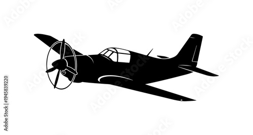 Airplane Flying Silhouette