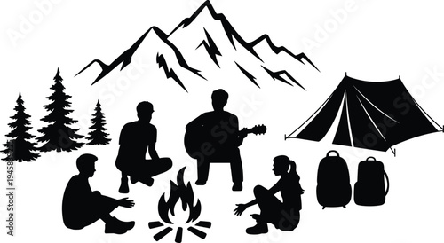 Dog training silhouette sequence, person bonding rewarding pet flat vector