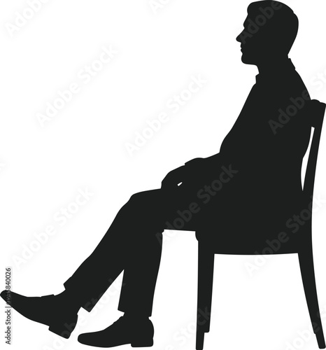 Businessman sitting on chair silhouette sowing seeds, lips, mouth, beauty, gardening agriculture planting farm growth nature organic farming