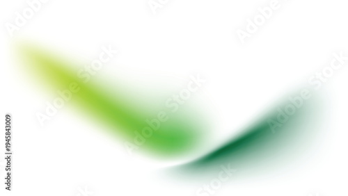 Dark Green Gradient Background, Abstract Green Gradient Banner Isolated on White Background	