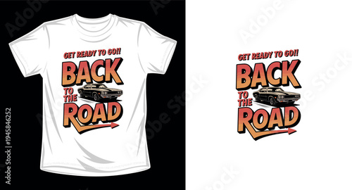 Car graphic vector art t-shirt design print template